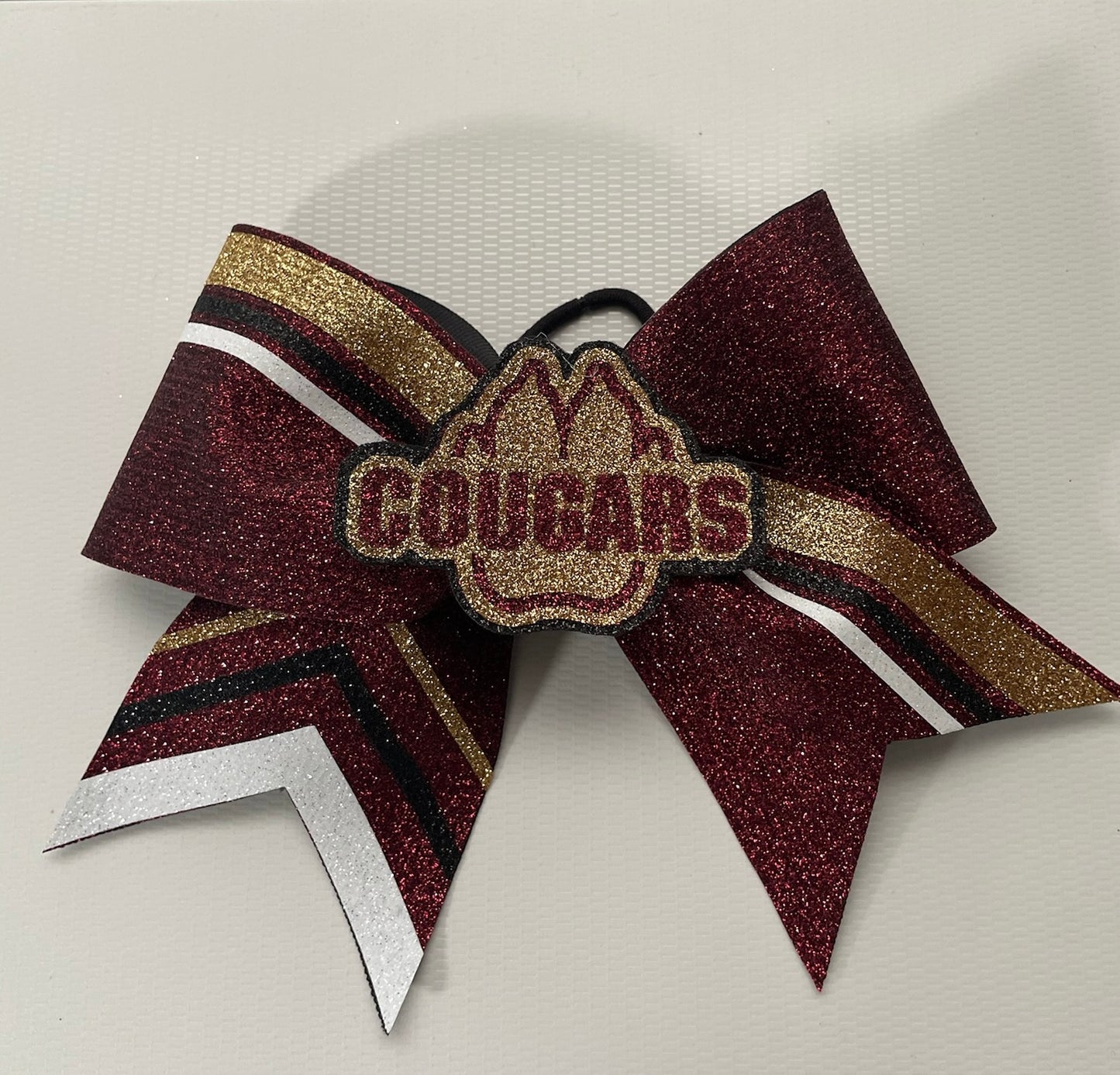 Victory Stripe Cheer Bow